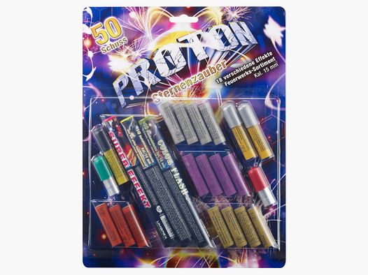 Umarex 4.1558 Umarex Proton Magia delle stelle Blister 50 colpi 18 effetti diversi Pyro