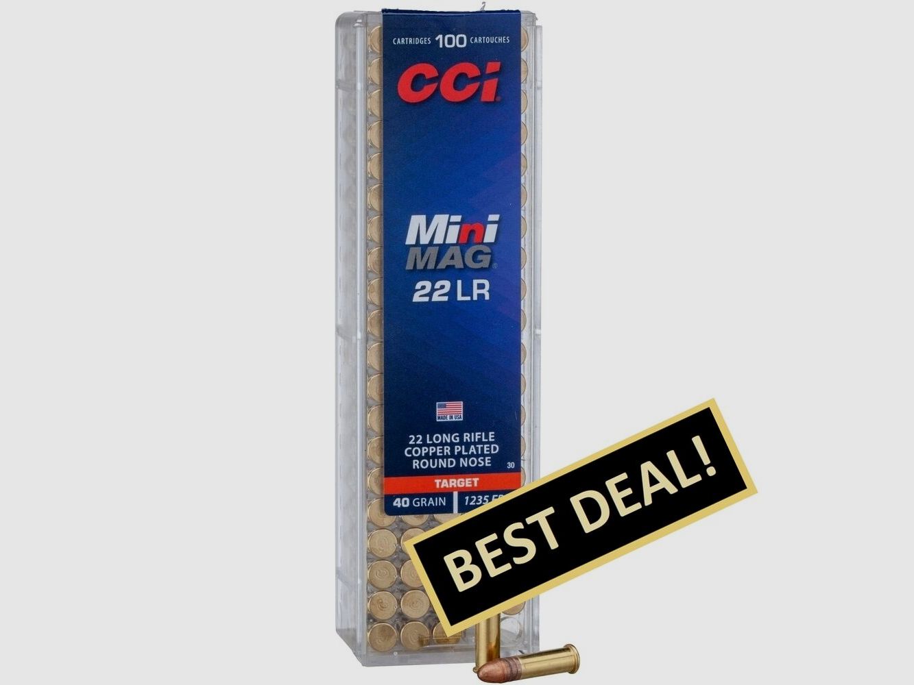CCI .22 lfb. Mini Mag. 2,6g/40grs.