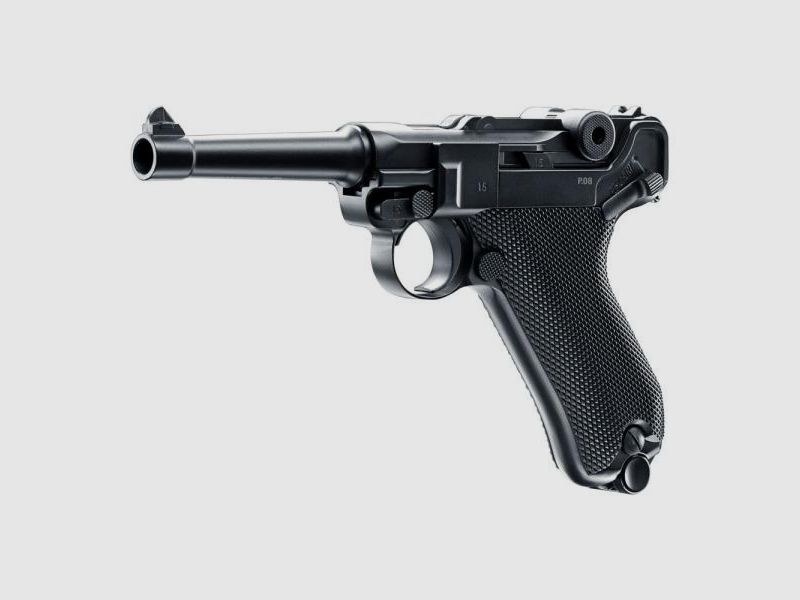 WALTHER CO2 Waffe Pistole Legends P08 Kal. 4,5mm BB  BlowBack