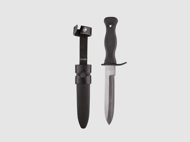 BW Kampfmesser Schwarz - NEU - Nachbau nach TL Bundeswehr