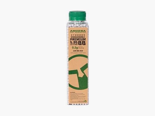 GSG Amoeba Premium Bio BBs Billes Airsoft 0,20 g - 2.700 pcs.