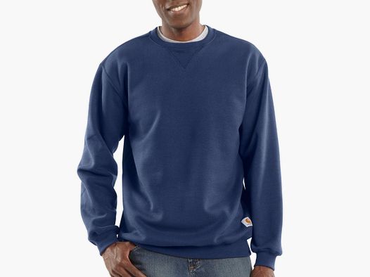Carhartt Midweight Crewneck Sweatshirt Mens New Navy M