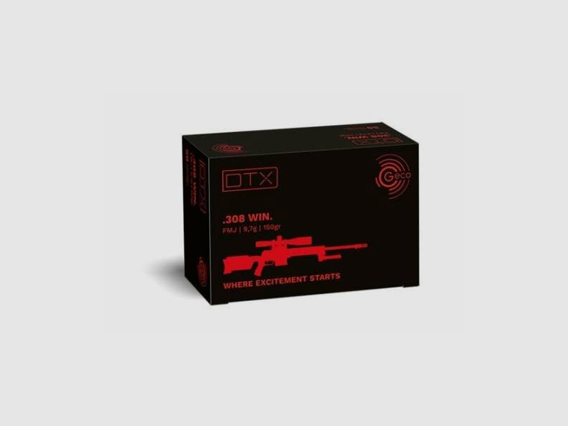 GECO .308 Win. DTX 9,7g/150gr. Staffelpreis
