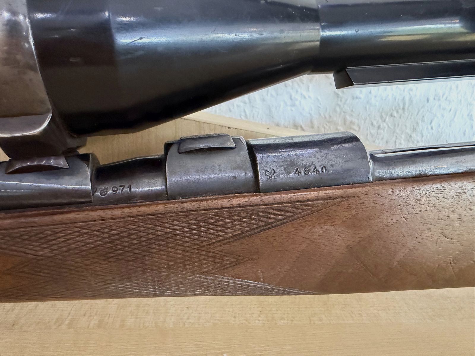 Repeating rifle Mauser 7x64 Zfr. 8x56 schmidt Bender illuminated reticle 4, afbeelding 4 van 11