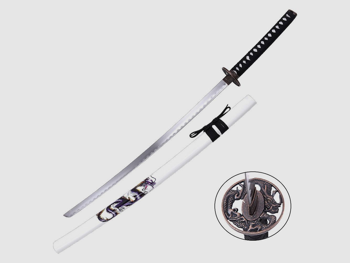 Katana Kami blanco con Saya