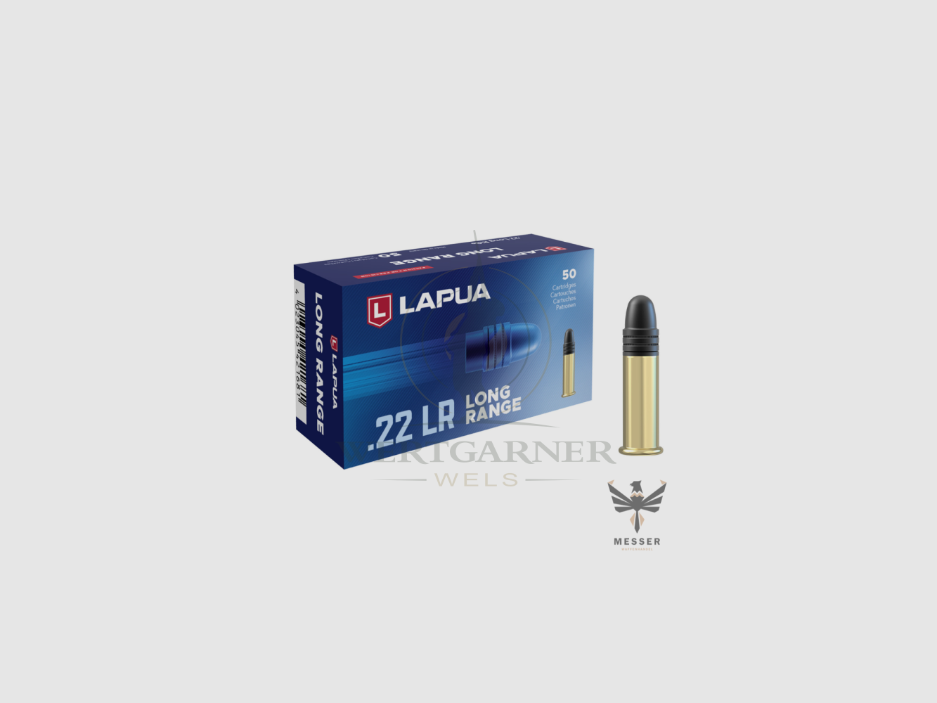 Lapua-Randfeuerpatrone Long Range .22LR 50er