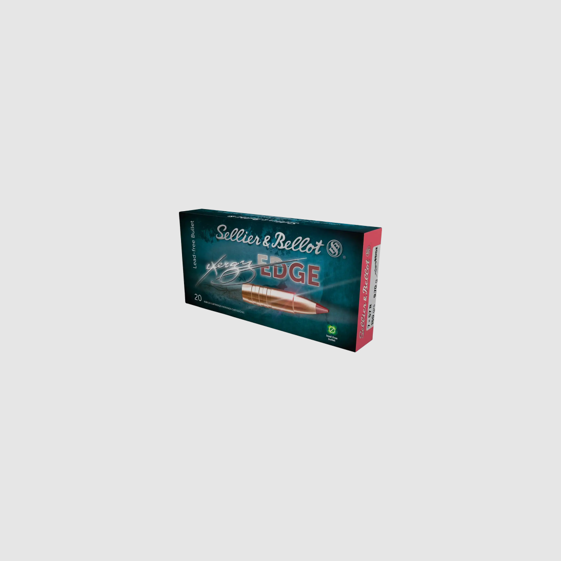 S&B Büchsenmunition Edge 7 x 57 R 9,70 g / 150 gr Edge eXergy Edge