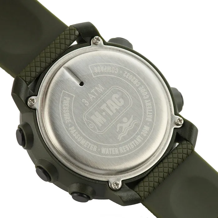 Orologio multifunzionale tattico M-Tac® verde oliva, immagine 3 di 6