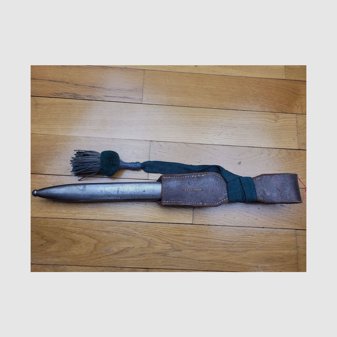 Beautiful bayonet 84/98 2nd Type SCIE – Gottlieb – NCO tassel of the Hunters – Scabbard – TBE+, image 18 of 18