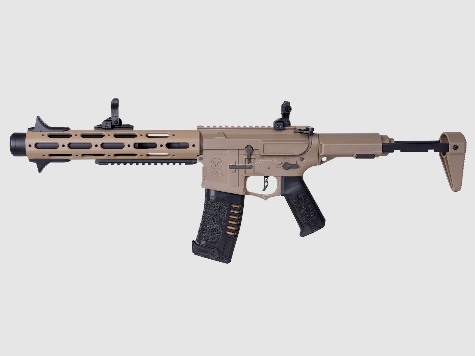 Ares Amoeba M4 013 Dark Earth 6mm - Airsoft S-AEG