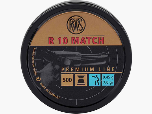 RWS 4.49mm Diabolo R 10 Match 0.45g