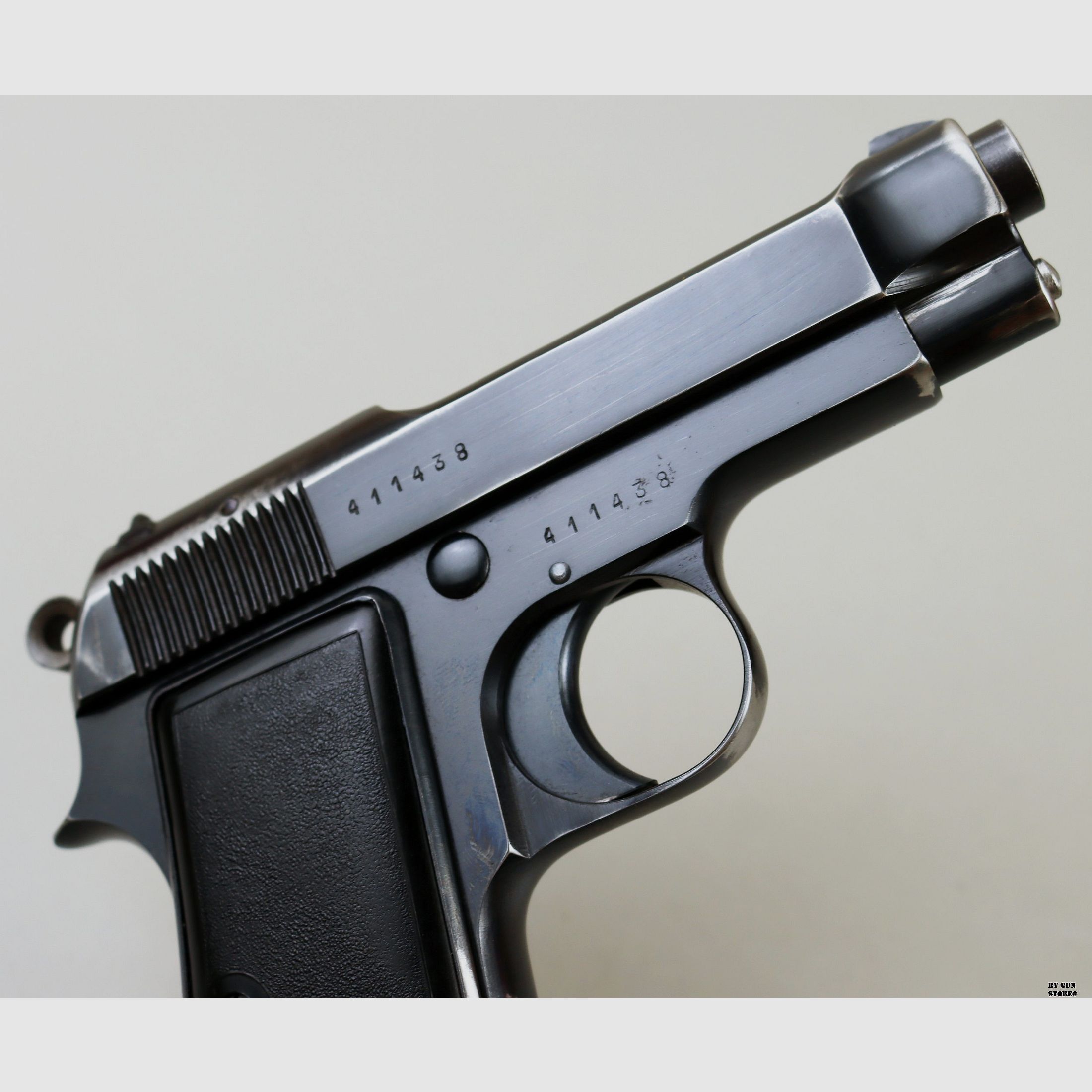 Pistola Beretta Brev.1915-1919 M.1934 cal. 7,65 mm matr. 411438, immagine 9 di 14