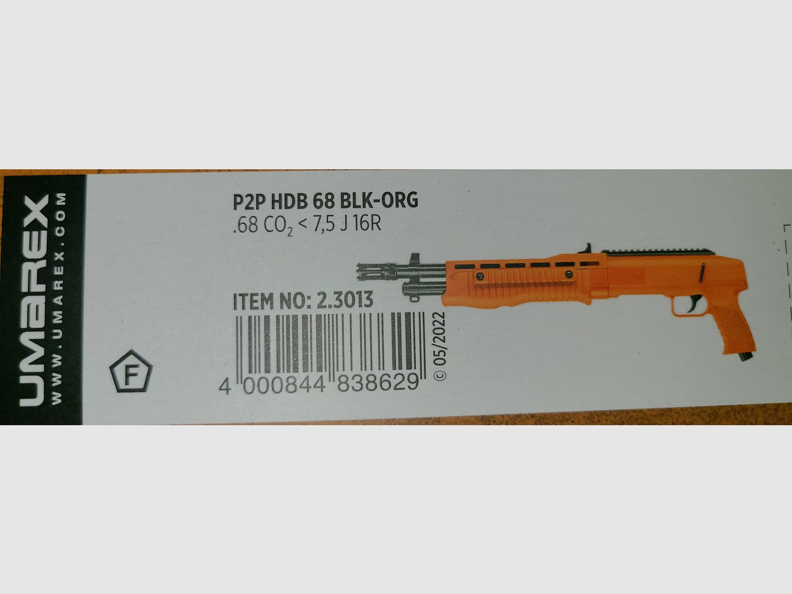 PAINTBALL MARKER HDB 68 / NEW IN ORIGINAL PACKAGING / HOME DEFENSE / SHOTGUNS / REVOLVERS / ------>! READ DESCRIPTION ! <------ 
