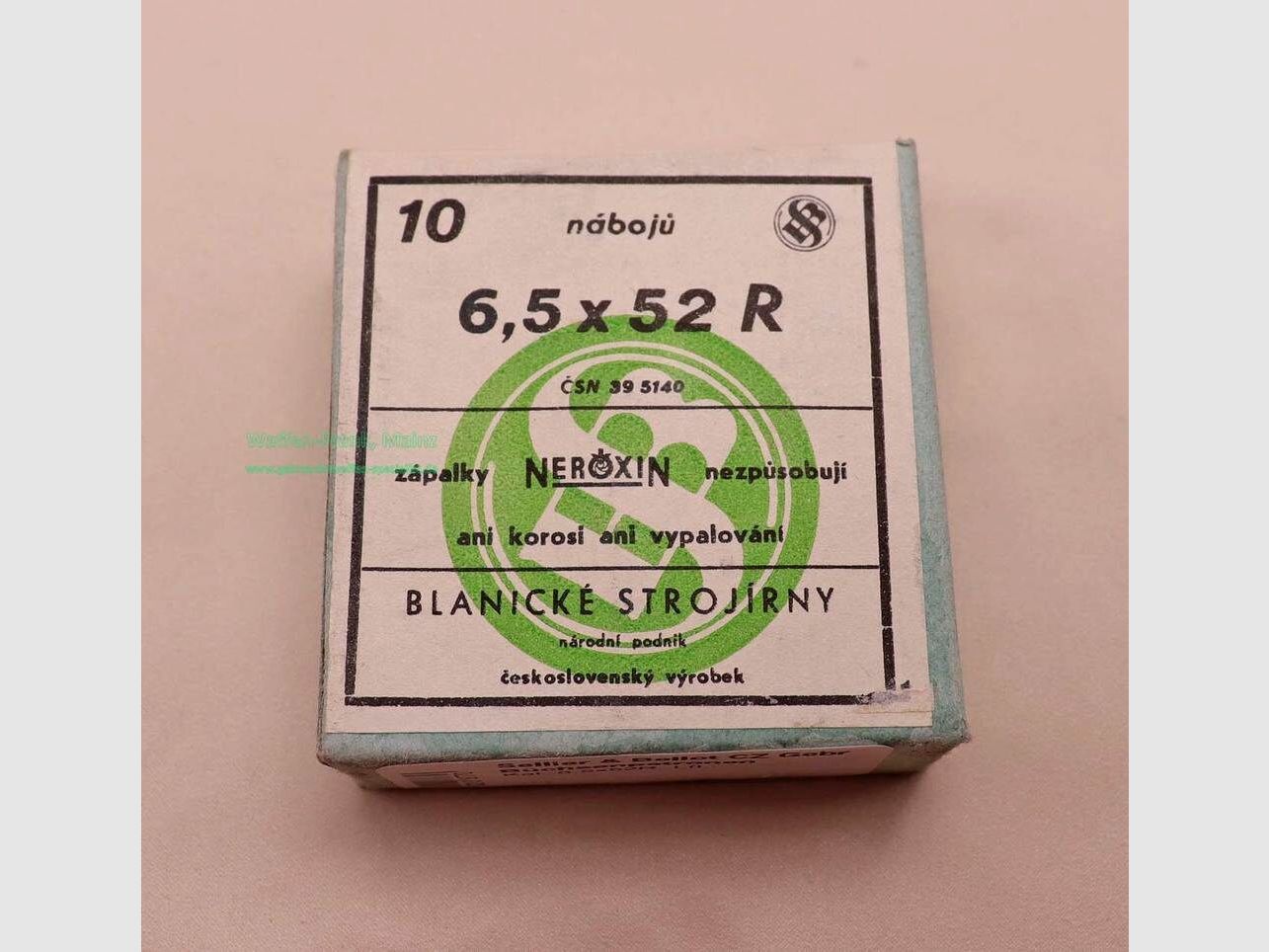 Sellier & Bellot CZ Büchsenpatronen 6,5x52R (.25-35Win)
