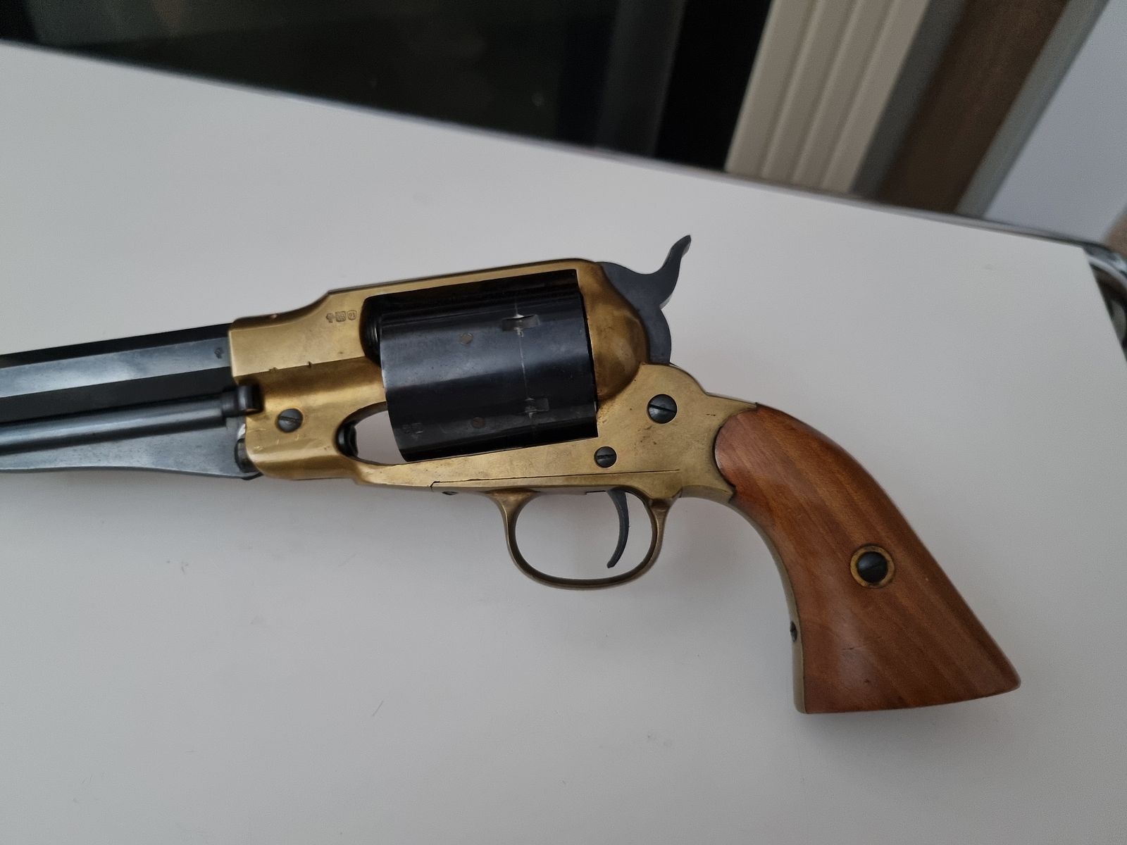 Western Remington New Army 9mm Knall Seltener Neumann Umbau PTB 304