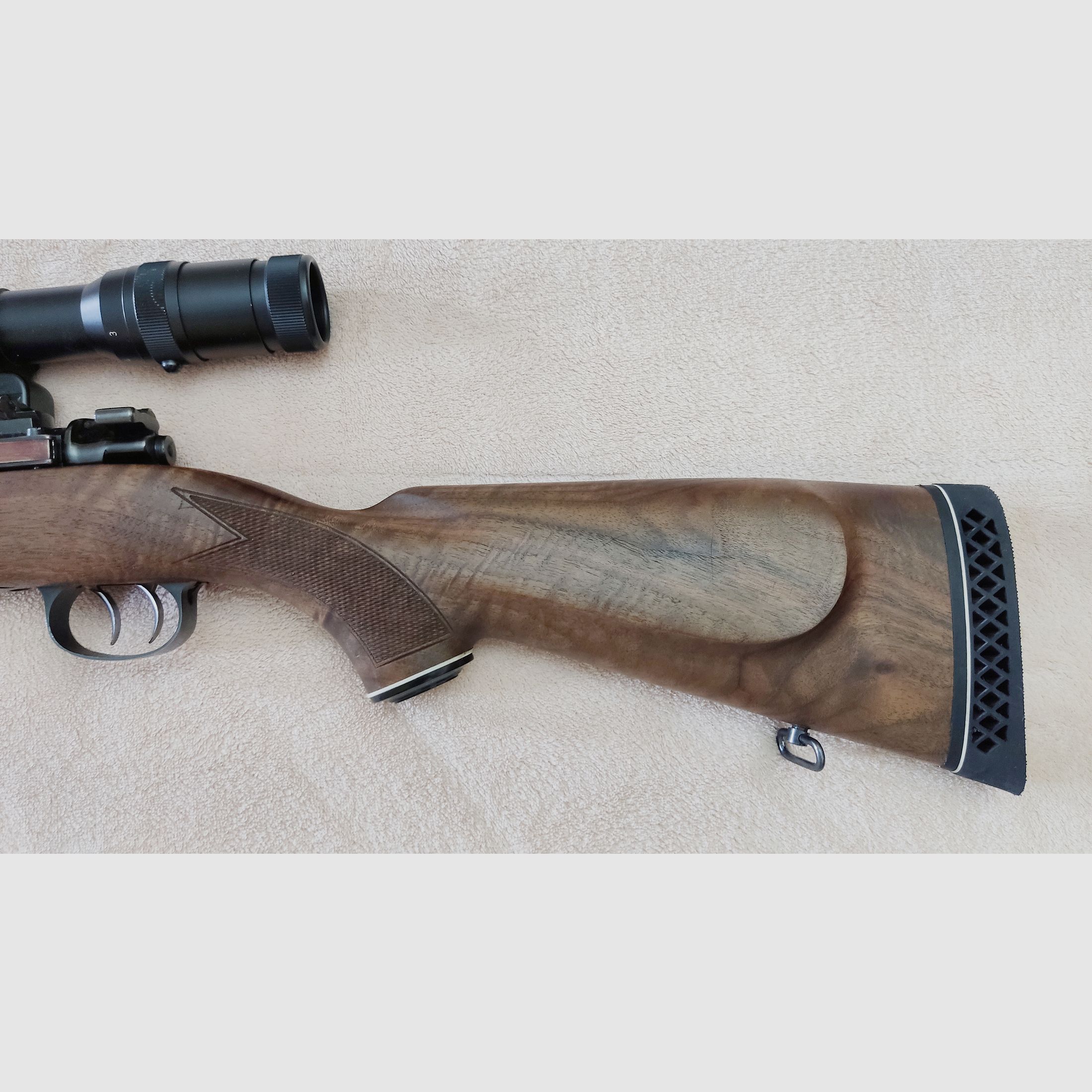 Mauser rifle hunting k98 Zastava M70 M98 98k young hunter complete set tracking dog handler .30-06 muzzle thread M15 thread for suppressor with reproof
