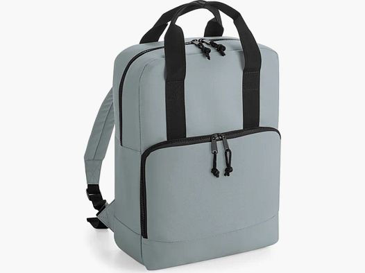 Mochila térmica de doble asa reciclada Pure Gris