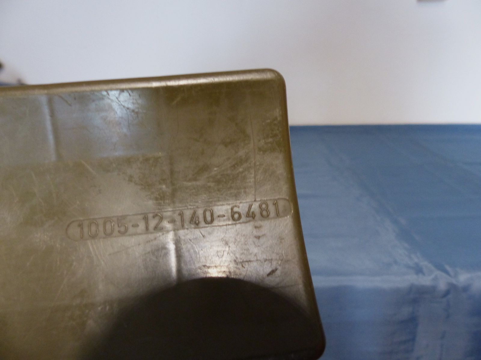 Bundeswehr BW 3 pièces de munitions d'exercice cartouches projectiles bleus G3 matériel de nettoyage années 60 70