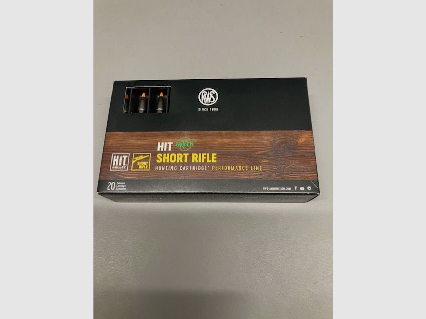 RWS Büchsenmunition HIT Short Rifle .30-06 10.7 g. 165 gr.