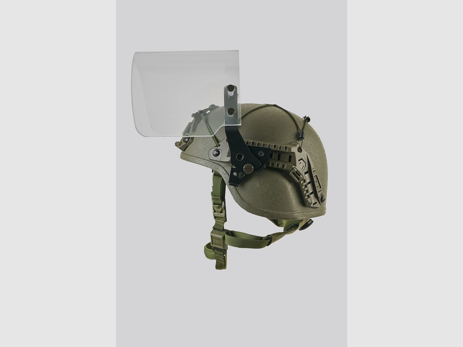 Visière balistique NIJ IIIA VEPLAS VB1 pare balle casque fast, image 4 sur 5
