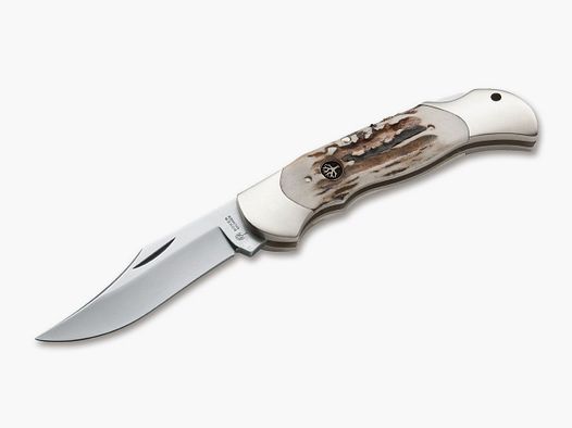 Taschenmesser BÖKER OPTIMA Hirschhorn austauschbare Wechsel-Klinge §42a konform legal führen