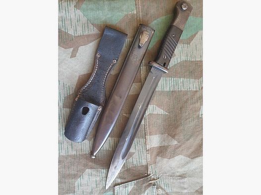 Bajonett kompl. mit Koppelschuh E.u.F. Horster 1939