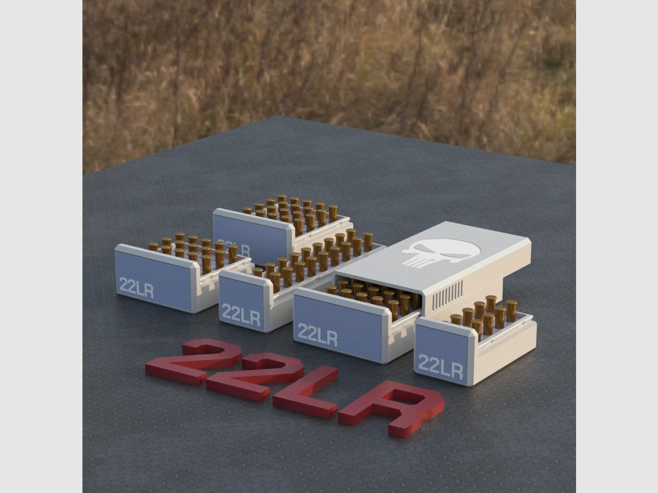 Filamelt Munitionsbox für .22 LR – 50 Schuss