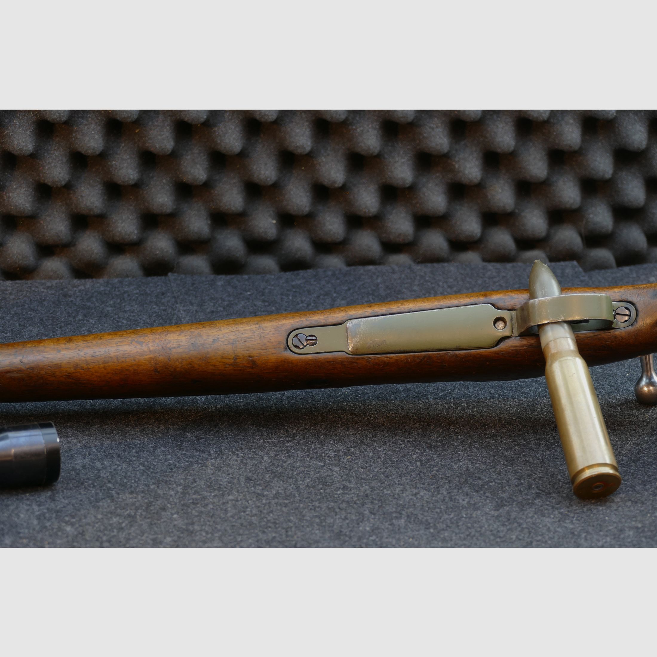 Kurzkarabiner Kurzgewehr „Kolumbien“ — FN-Typ, .30-06 Springfield, mit Seitenmontage