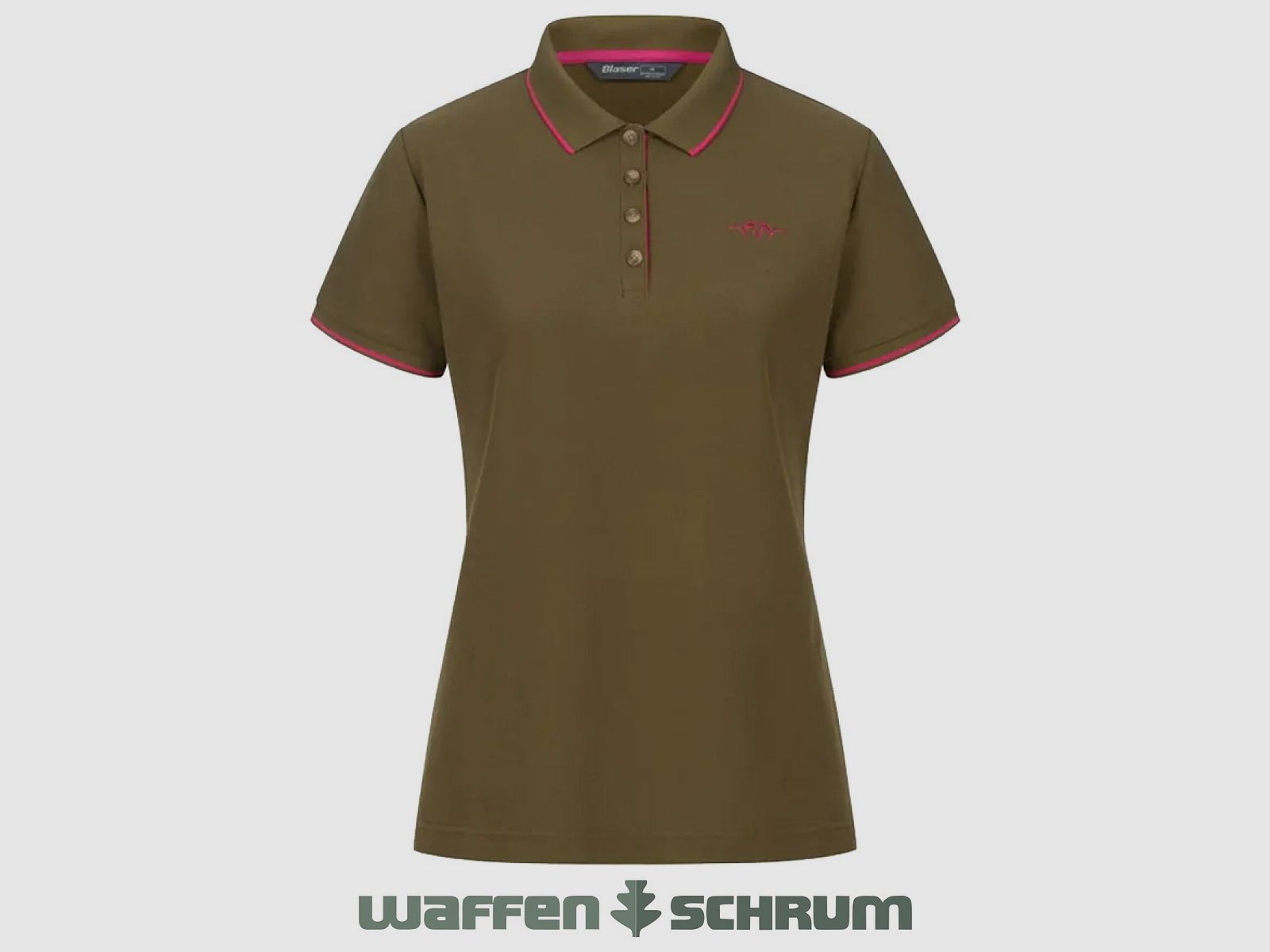 Blaser Polo Shirt 24 Dunkel Oliv/ Heidekraut