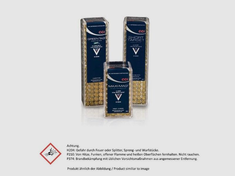 CCI KK-Munition .22lr Subsonic HP 100 Stk  2,6g/40grs