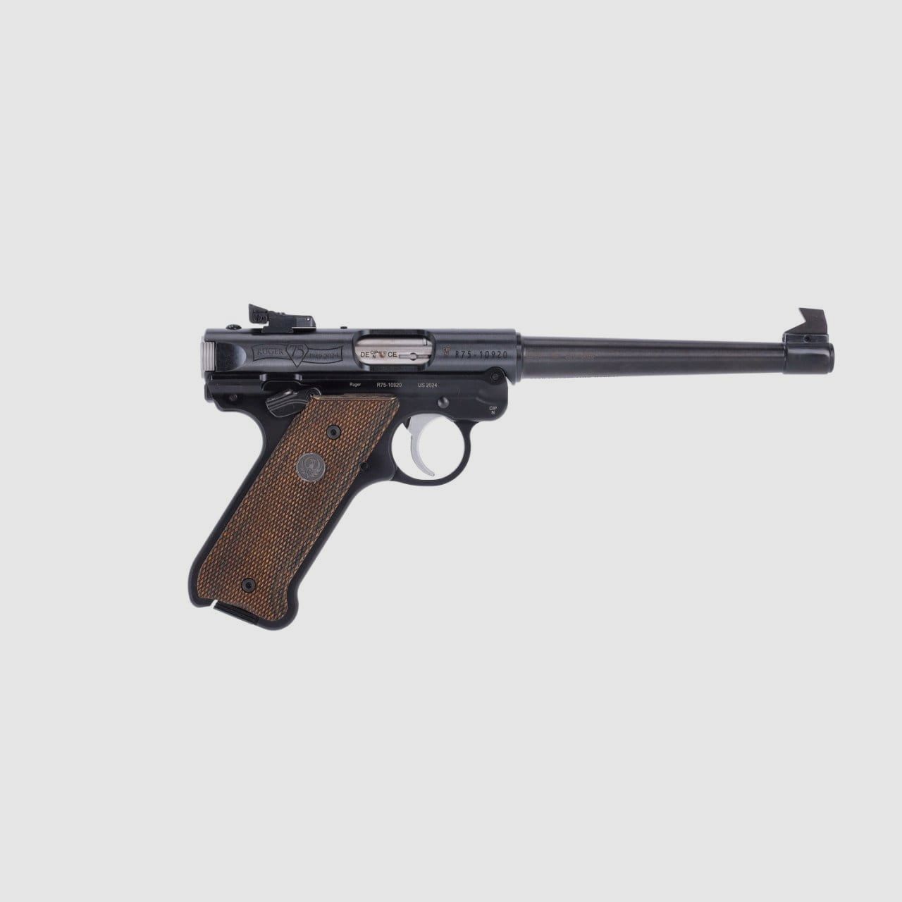 Ruger 75 Jahre Jubiläumsmodell Mark IV Pistole Kal. 22 lfB.