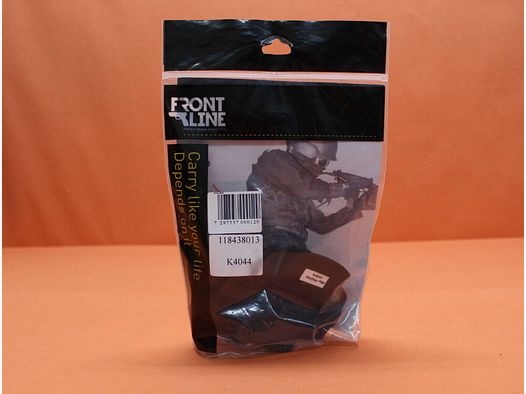 Front Line Walther P99/ PPQ: Funda Front Line Open Top Kydex negra (ajustable) para cinturón de hasta 45 mm