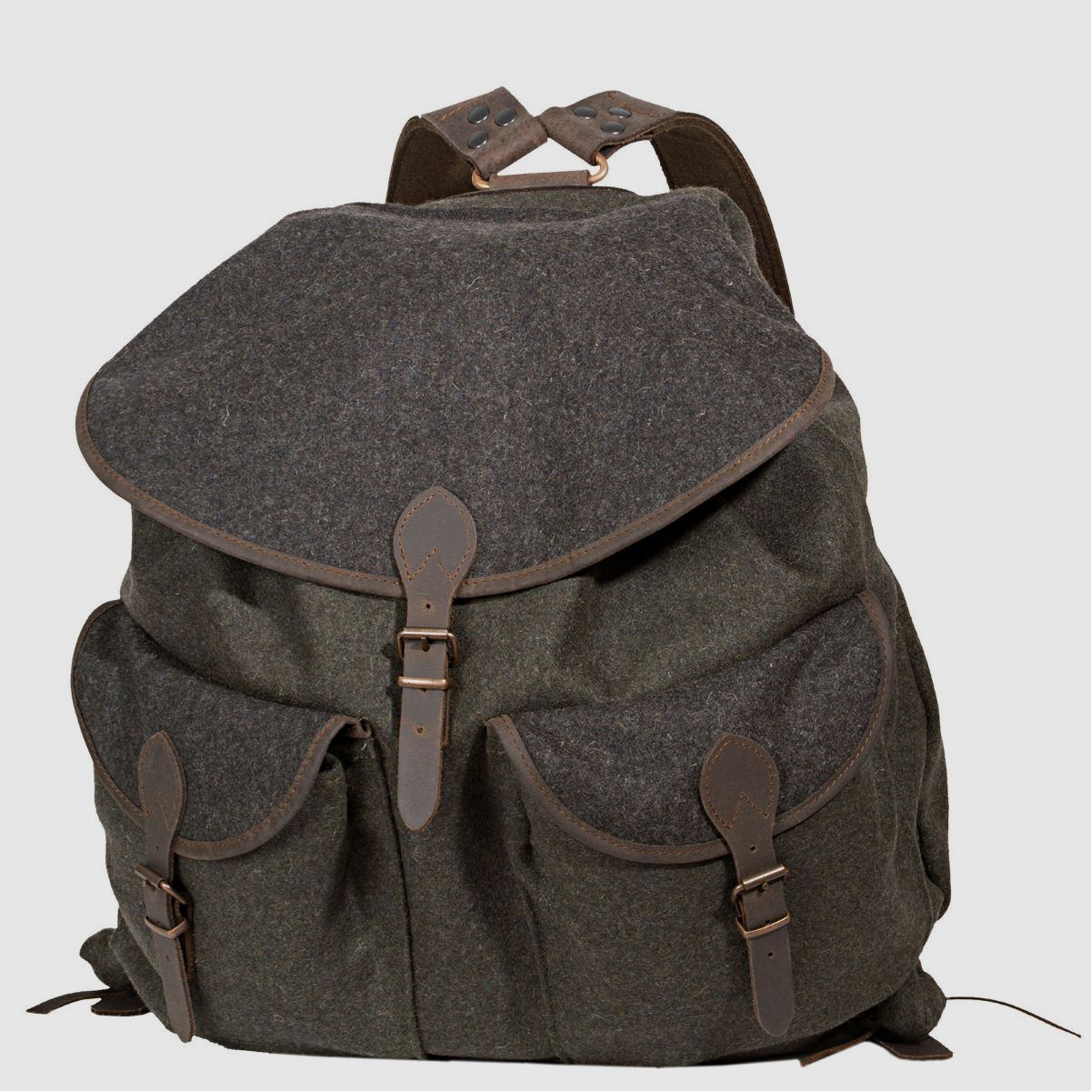 AKAH Loden-Rucksack grn/grau