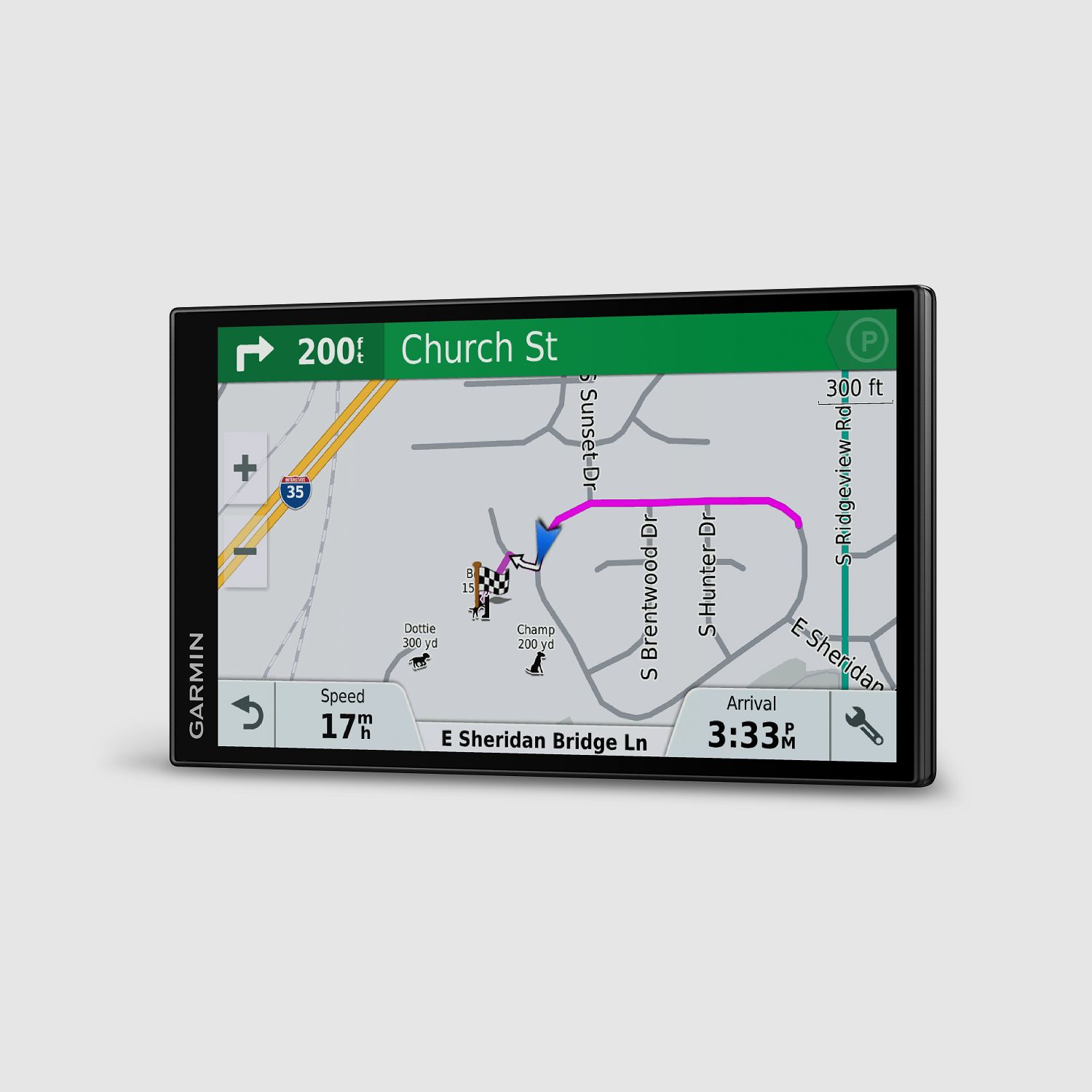 Garmin DriveTrack 71 Hundeortungsgerät für Fahrzeuge