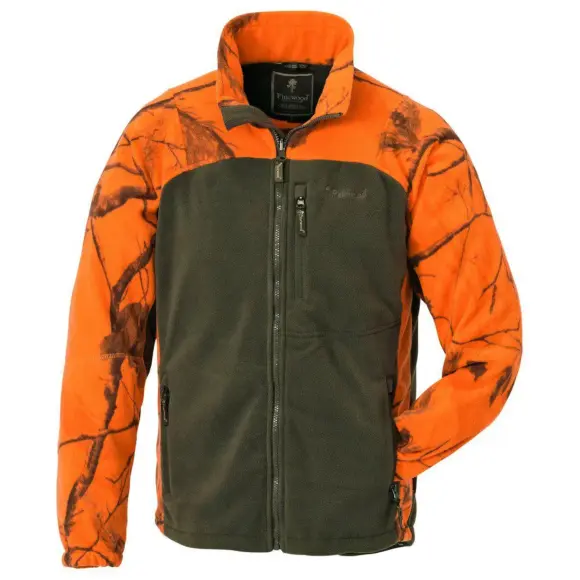Orangenblaze-Fleecejacke Oviken Pinewood, Bild 1 von 2