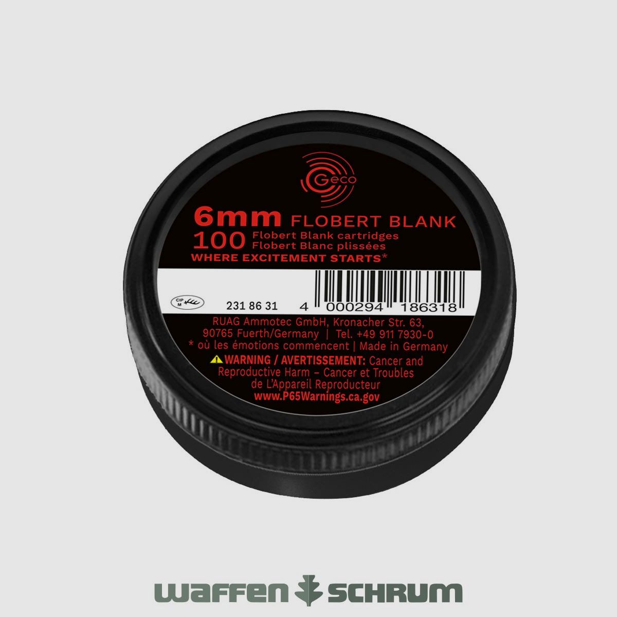 Victory cartuccia a salve 6mm Flobert confezione da 100