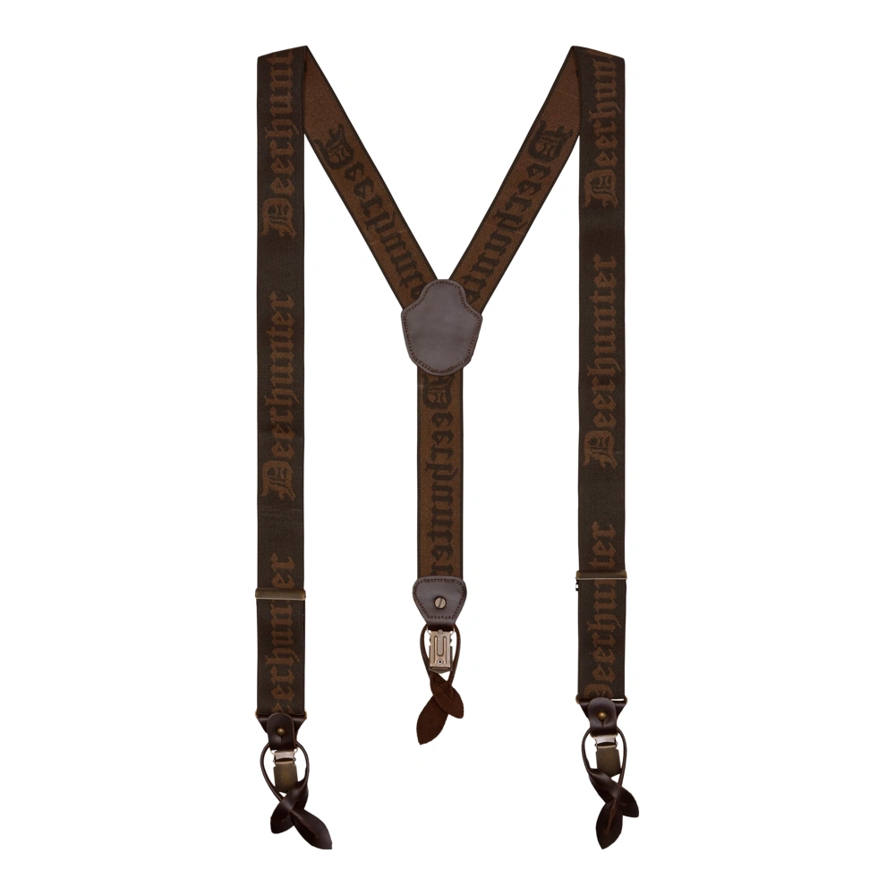 DEERHUNTER Combi Hosenträger mit Knöpfen und Clip Walnut (8459-552), Bild 4 von 4