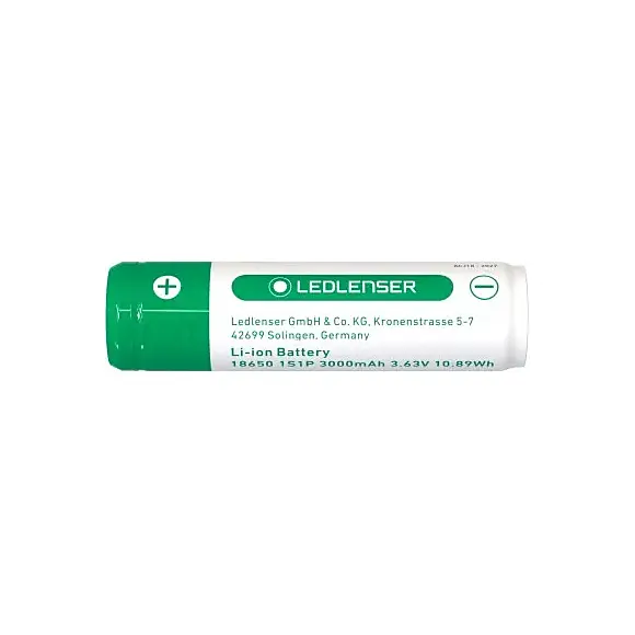 Batterie Ledlenser rechargeable 3.7V 3000MAH pour P6R QC M7R IA6R IH8R IH11R MH11 ML6