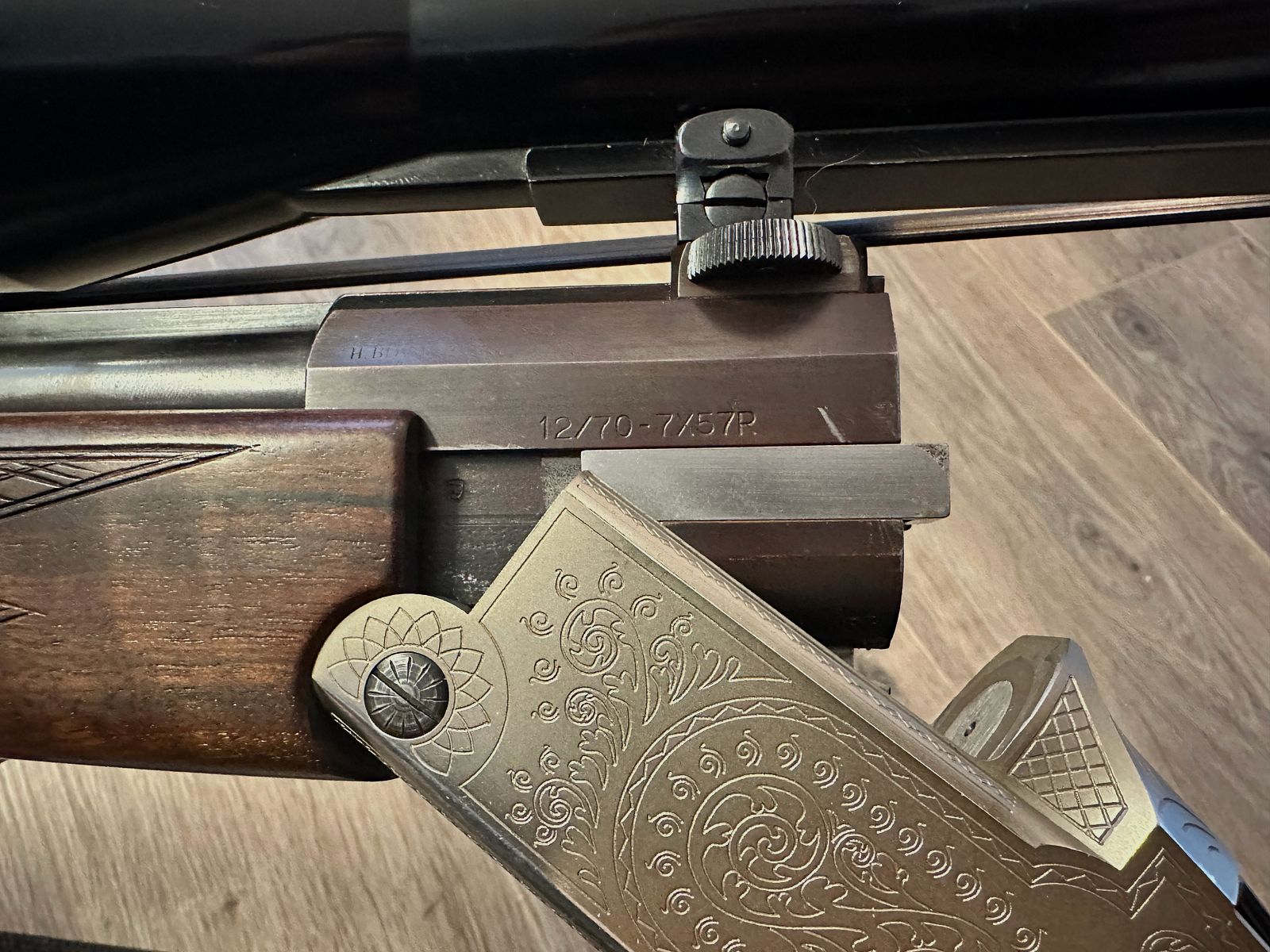 Blaser BBF, ES 70, Kaliber 12/70 und 7x57R, Handspanner