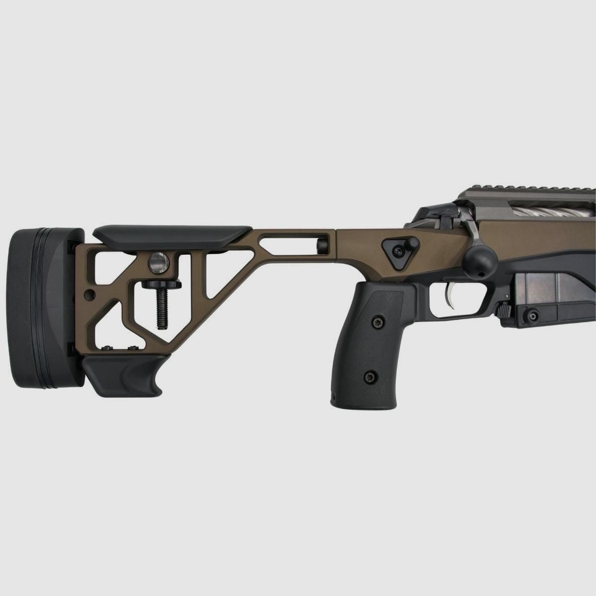 Tikka T3X ACE TARGET grendelgeweer 6,5CREEDMOORE MT5/8X24 TST 26" BROWN, afbeelding 2 van 5