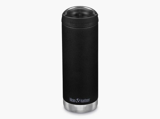 Klean Kanteen Bottiglia Isolata TKWide Café Cap 473ml Nera