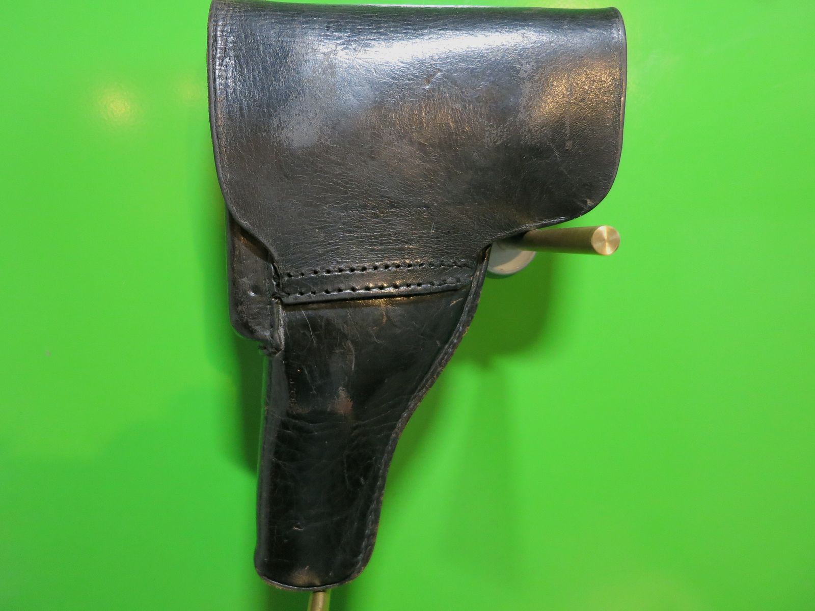 Belt holster pistol Mauser/DWM/Erfurt P38 original, leather, according to Wehrmacht #16-