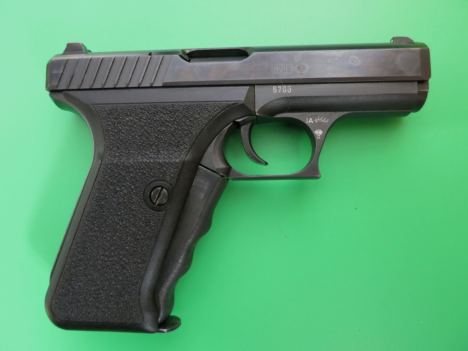 Heckler & Koch P7, PSP (Police Self-Loading Pistol), cal. 9mm Luger, 1st generation #52