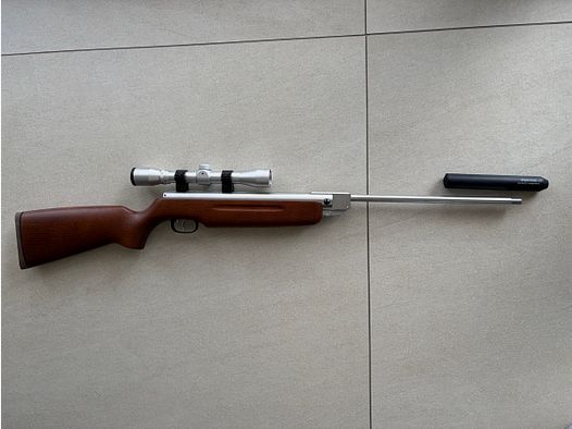 Weihrauch HW35 K Cal. 4,5 mm (.177) con scope y Weihrauch suppressor – Like new
