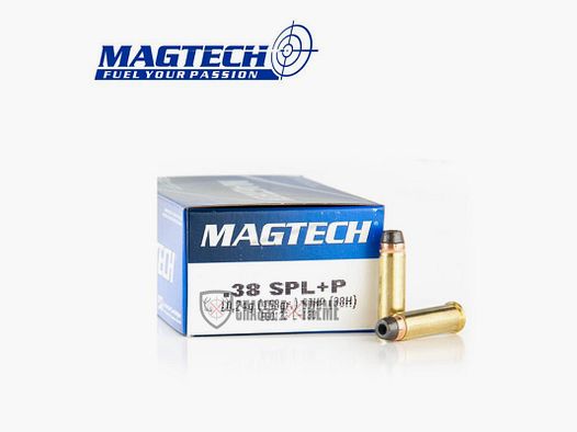 50 patronen MAGTECH kal. 38SPL 158gr LSWC