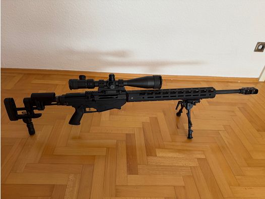Ruger Precision Rifle cal .338 inkl. Zielfernrohr, Zweibein & Zubehör - Top Zustand 