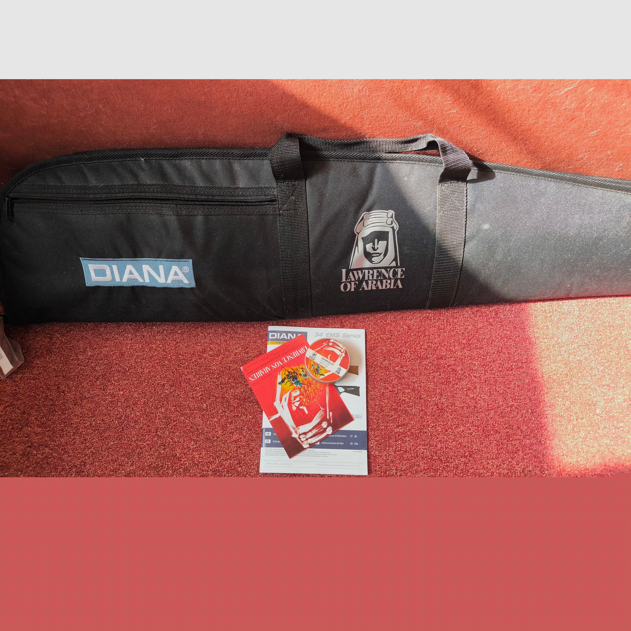 Diana 34 EMS Sonderauflage Lawrence of Arabia, Farbe Sand mit der Produktions Nummer von 275 von 500 Produzierten Stückzahl , Kaliber 4,5mm Diablos, Top Zustand & Qualität & keine Mängel & Kratzer, nur ein paar mal Diablo verschossen, absolut Neuwertig!! 