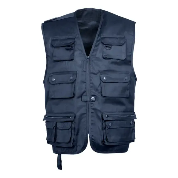 Gilet Reporter Uni Blu Marino Idaho, immagine 1 di 2