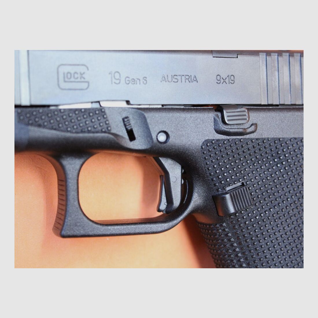 Glock Ha.Pistole 9mmLuger Glock19 Gen6 OR FS 102mm Lauf Optic Ready System f. Red Dot Sight (9mmPara)