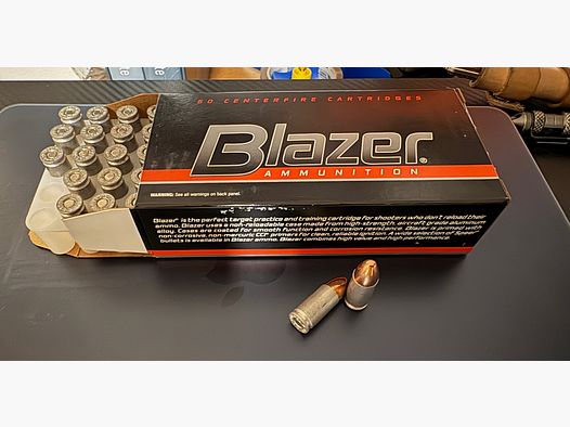 9mm Luger CCI Blazer Alu 9 115gr VLM Rund / FMJ patronenlagerschonend!